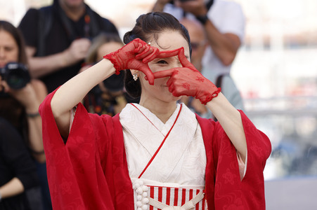 Photocall 'A Pale View Of Hills', Cannes Film Festival 2025