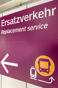 Symbolfoto Schienen-Ersatzverkehr