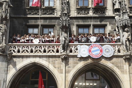 Meisterfeier des FC Bayern München in München