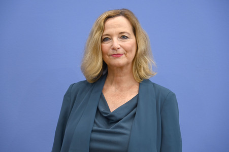 Bundespressekonferenz 'Report Globale Flucht 2025' in Berlin