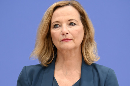 Bundespressekonferenz 'Report Globale Flucht 2025' in Berlin