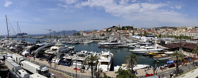 Der Yachthafen während des Cannes Film Festival 2025