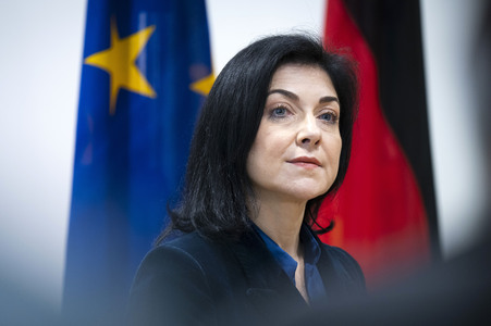 Pressestatement von Katherina Reiche und Teresa Ribera in Berlin