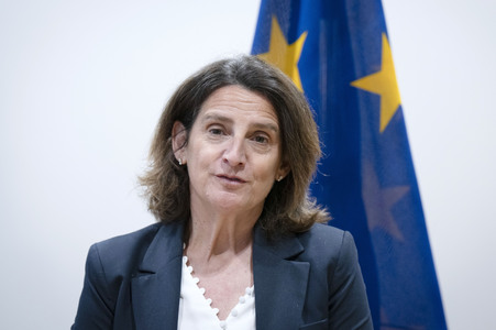 Pressestatement von Katherina Reiche und Teresa Ribera in Berlin