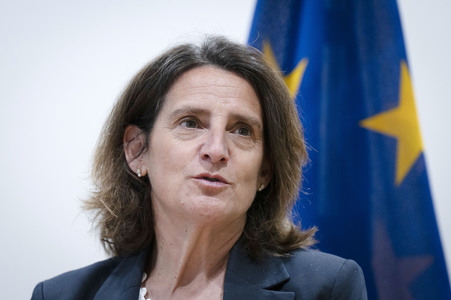 Pressestatement von Katherina Reiche und Teresa Ribera in Berlin