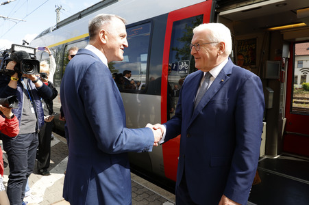 'Ortszeit Deutschland' mit dem Bundespräsidenten in Delitzsch