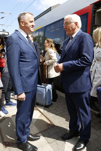 'Ortszeit Deutschland' mit dem Bundespräsidenten in Delitzsch