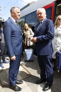 'Ortszeit Deutschland' mit dem Bundespräsidenten in Delitzsch