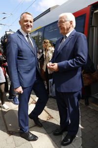 'Ortszeit Deutschland' mit dem Bundespräsidenten in Delitzsch