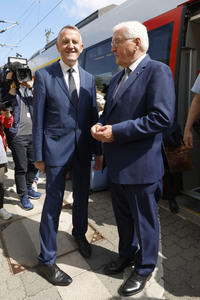 'Ortszeit Deutschland' mit dem Bundespräsidenten in Delitzsch