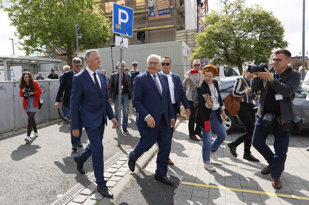 'Ortszeit Deutschland' mit dem Bundespräsidenten in Delitzsch