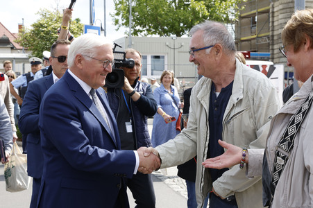 'Ortszeit Deutschland' mit dem Bundespräsidenten in Delitzsch