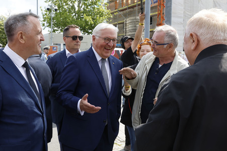 'Ortszeit Deutschland' mit dem Bundespräsidenten in Delitzsch