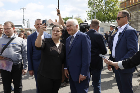 'Ortszeit Deutschland' mit dem Bundespräsidenten in Delitzsch