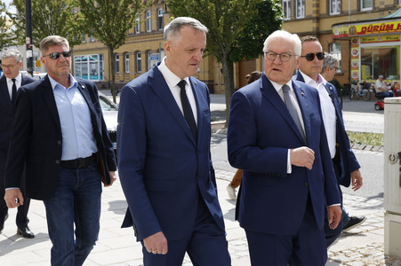 'Ortszeit Deutschland' mit dem Bundespräsidenten in Delitzsch