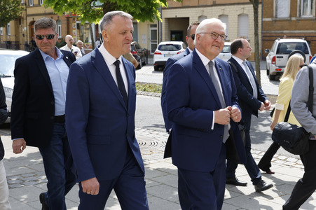 'Ortszeit Deutschland' mit dem Bundespräsidenten in Delitzsch