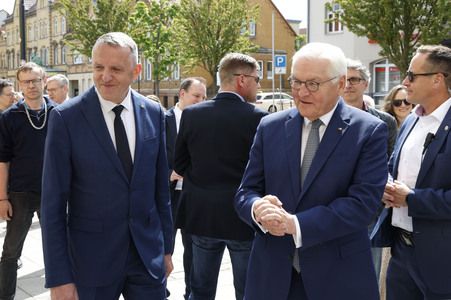 'Ortszeit Deutschland' mit dem Bundespräsidenten in Delitzsch