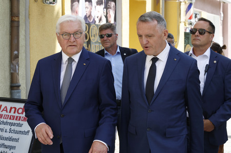'Ortszeit Deutschland' mit dem Bundespräsidenten in Delitzsch