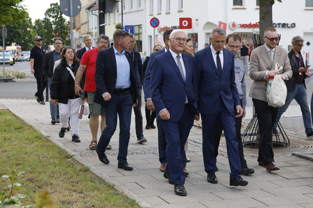 'Ortszeit Deutschland' mit dem Bundespräsidenten in Delitzsch