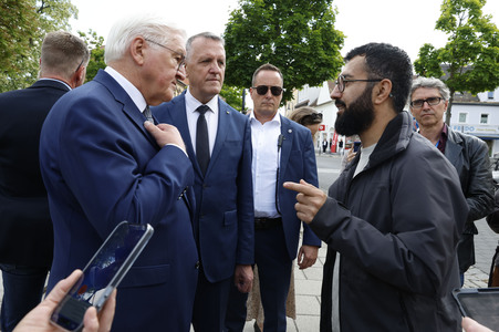 'Ortszeit Deutschland' mit dem Bundespräsidenten in Delitzsch