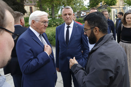 'Ortszeit Deutschland' mit dem Bundespräsidenten in Delitzsch