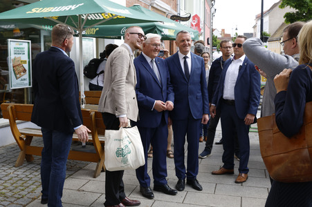 'Ortszeit Deutschland' mit dem Bundespräsidenten in Delitzsch