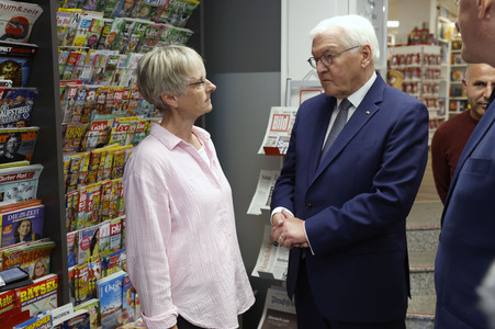 'Ortszeit Deutschland' mit dem Bundespräsidenten in Delitzsch