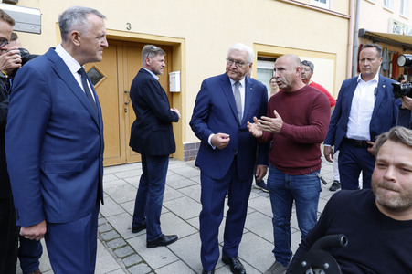 'Ortszeit Deutschland' mit dem Bundespräsidenten in Delitzsch