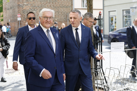 'Ortszeit Deutschland' mit dem Bundespräsidenten in Delitzsch