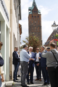 'Ortszeit Deutschland' mit dem Bundespräsidenten in Delitzsch
