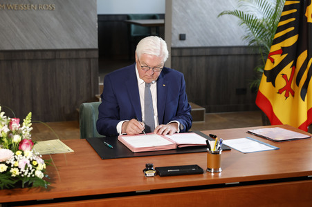 'Ortszeit Deutschland' mit dem Bundespräsidenten in Delitzsch