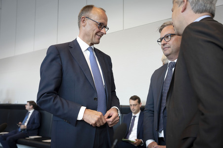 Fraktionssitzung der CDU/CSU-Bundestagsfraktion in Berlin