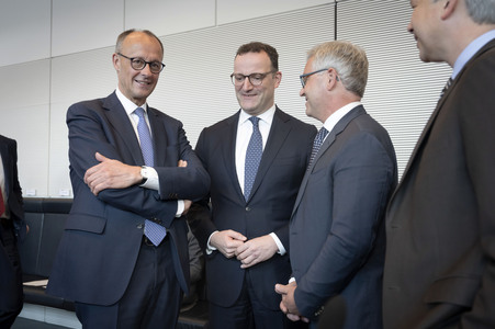 Fraktionssitzung der CDU/CSU-Bundestagsfraktion in Berlin