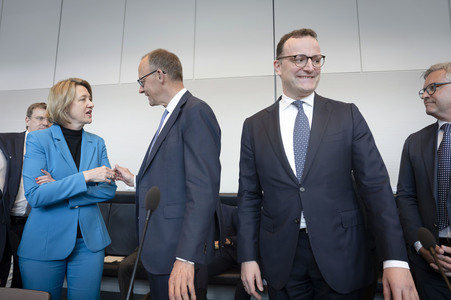 Fraktionssitzung der CDU/CSU-Bundestagsfraktion in Berlin