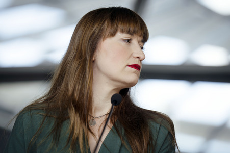 Pressestatement der Partei Die Linke in Berlin