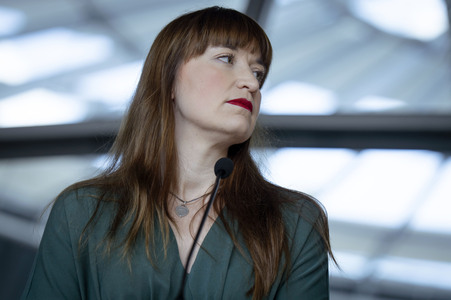 Pressestatement der Partei Die Linke in Berlin