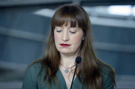 Pressestatement der Partei Die Linke in Berlin