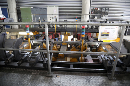 Vorstellung des encore Batteriespeichers im DB ICE-Werk in Leipzig