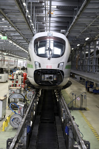 Vorstellung des encore Batteriespeichers im DB ICE-Werk in Leipzig