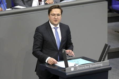 8. Sitzung des Deutschen Bundestages in Berlin