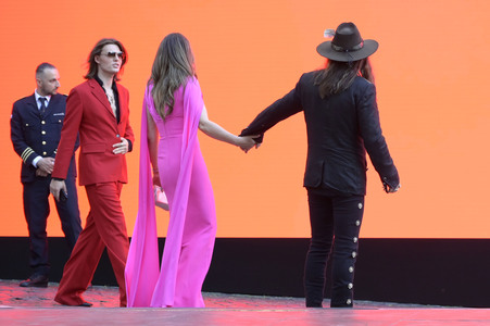 Ausstellungseröffnung 'Orizzonti Rosso' in Rom