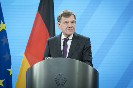 Pressekonferenz des indischen Außenministers und des deutschen Außenministers in Berlin