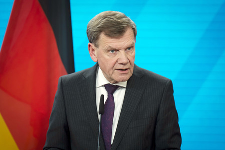 Pressekonferenz des indischen Außenministers und des deutschen Außenministers in Berlin