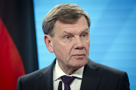 Pressekonferenz des indischen Außenministers und des deutschen Außenministers in Berlin