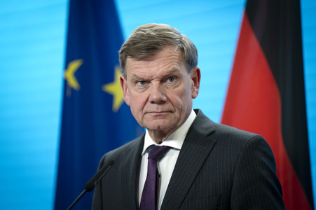 Pressekonferenz des indischen Außenministers und des deutschen Außenministers in Berlin