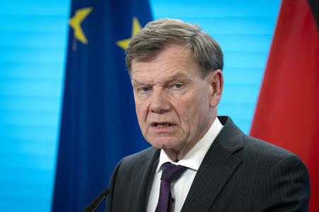 Pressekonferenz des indischen Außenministers und des deutschen Außenministers in Berlin