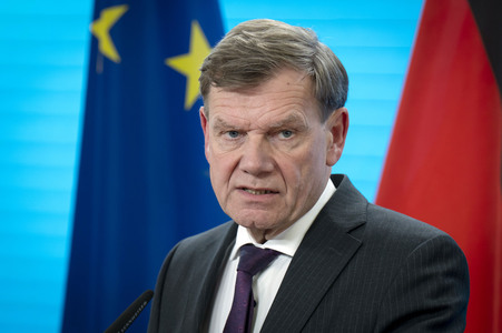 Pressekonferenz des indischen Außenministers und des deutschen Außenministers in Berlin