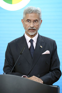 Pressekonferenz des indischen Außenministers und des deutschen Außenministers in Berlin