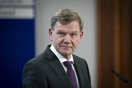 Pressekonferenz des indischen Außenministers und des deutschen Außenministers in Berlin