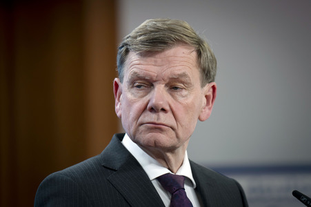 Pressekonferenz des indischen Außenministers und des deutschen Außenministers in Berlin